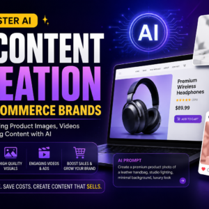 AI Content Creation for E-commerce Brands/Startups.